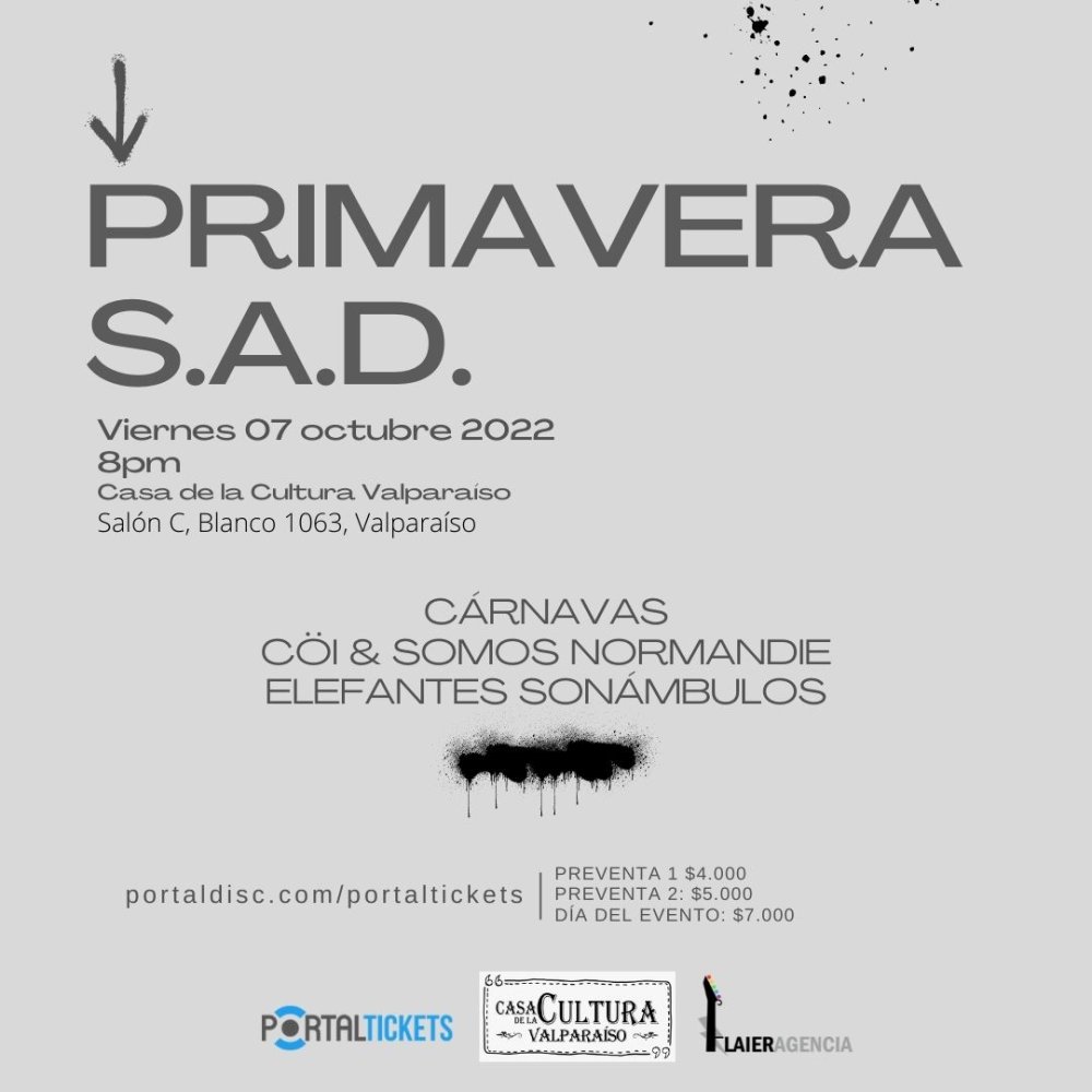 Flyer Evento PRIMAVERA S.A.D.
