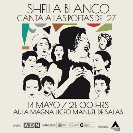 Flyer Evento SHEILA BLANCO EN CHILE