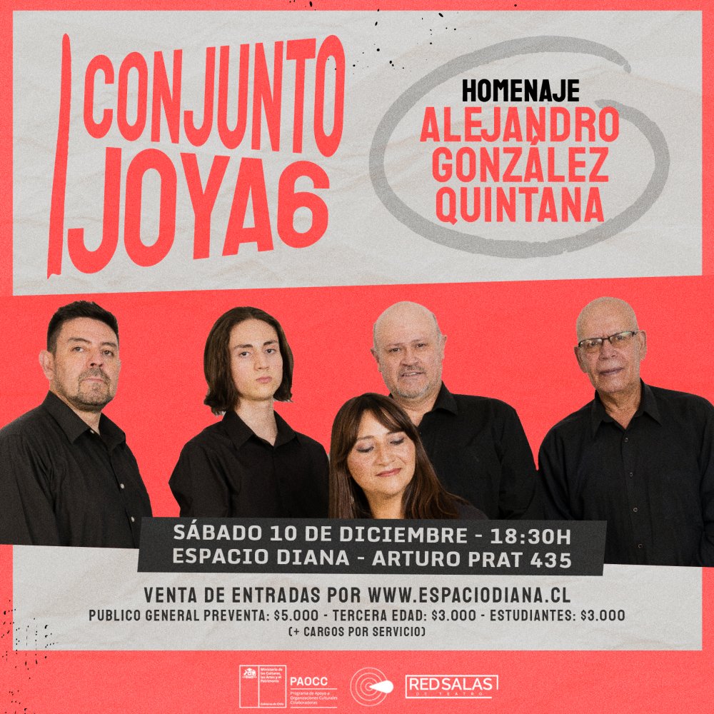 Flyer Evento HOMENAJE “ALEJANDRO GONZÁLEZ QUINTANA” CONJUNTO JOYA6